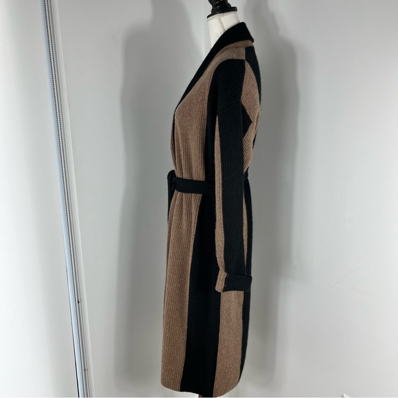 The Cashmere Project long belted overcoat cardigan 100% cashmere - Picture 5 of 9